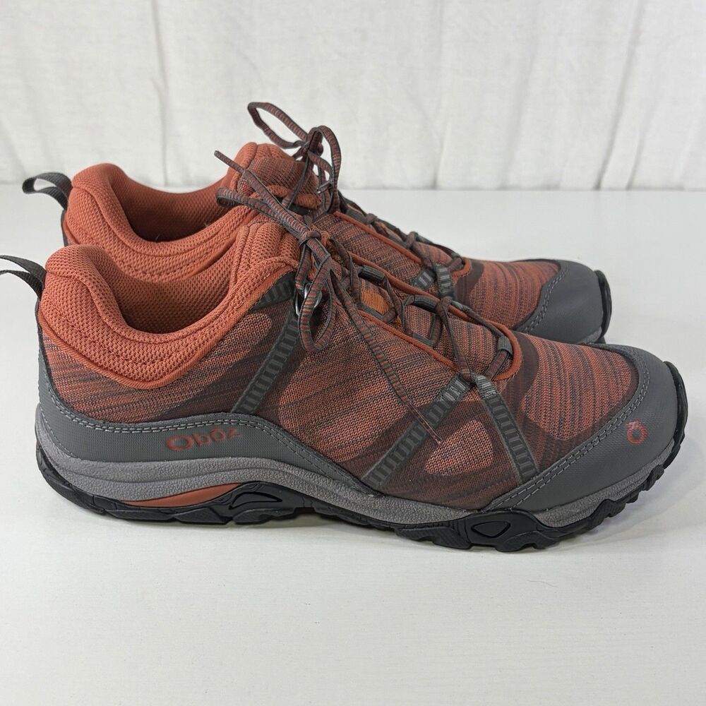 Oboz Lynx Low Hiking Trail Shoes Heather Rose/Gray Womens Size 8.5